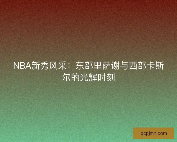 NBA新秀风采：东部里萨谢与西部卡斯尔的光辉时刻